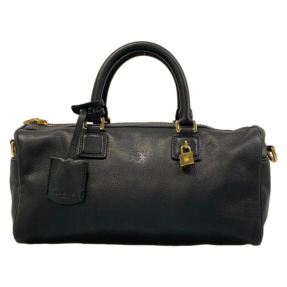 Loewe Ame Black Leather Handbag #323307L99B